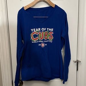 Last Chance! 2016 Cubs World Series Long Sleeve T - M